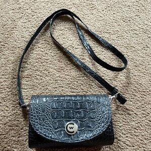 Crossbody black purse